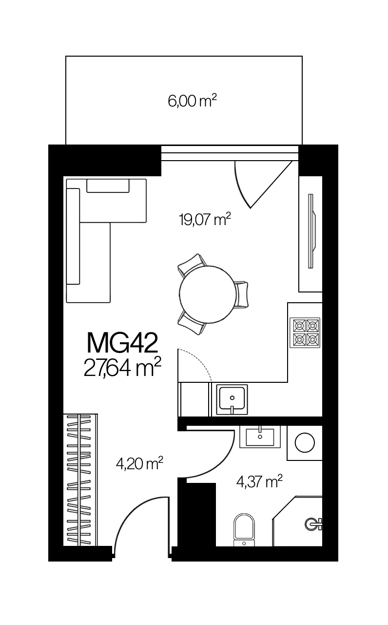 Apartment 2D 1