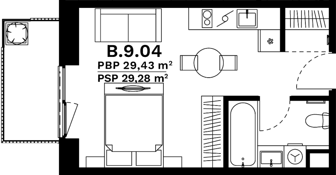 Apartment 2D 1